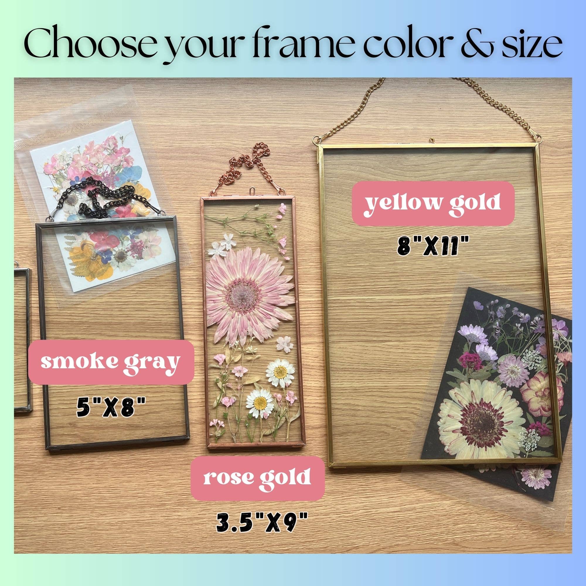 Large Pressed Flower Frame