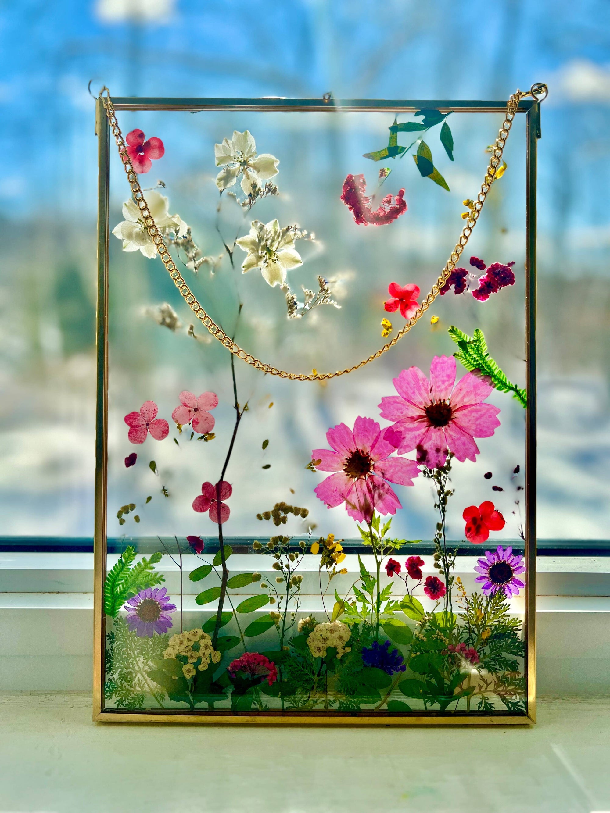 Large Pressed Flower Frame