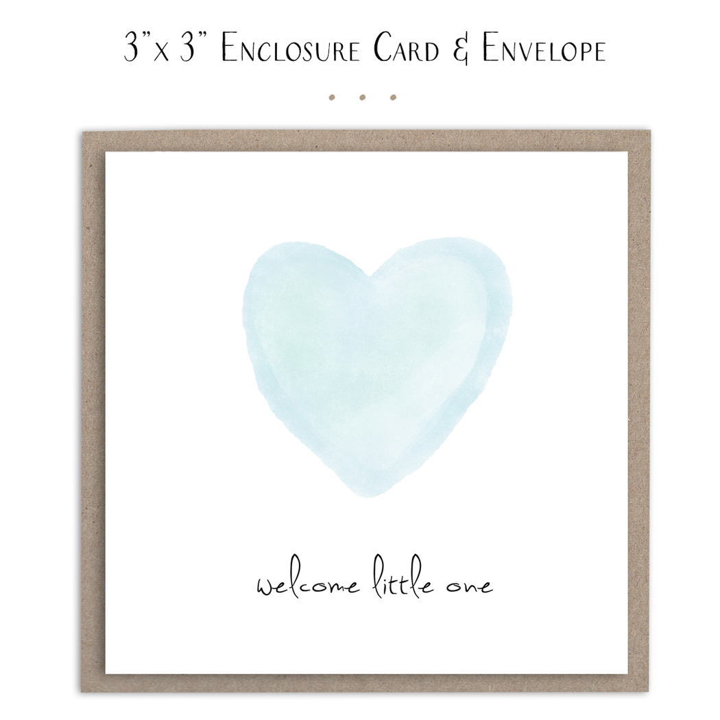 Welcome Baby Boy Mini Card