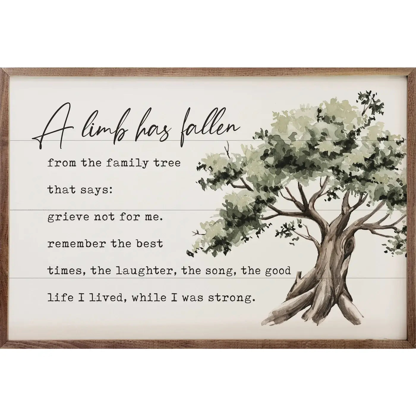 A Limb Has Sign