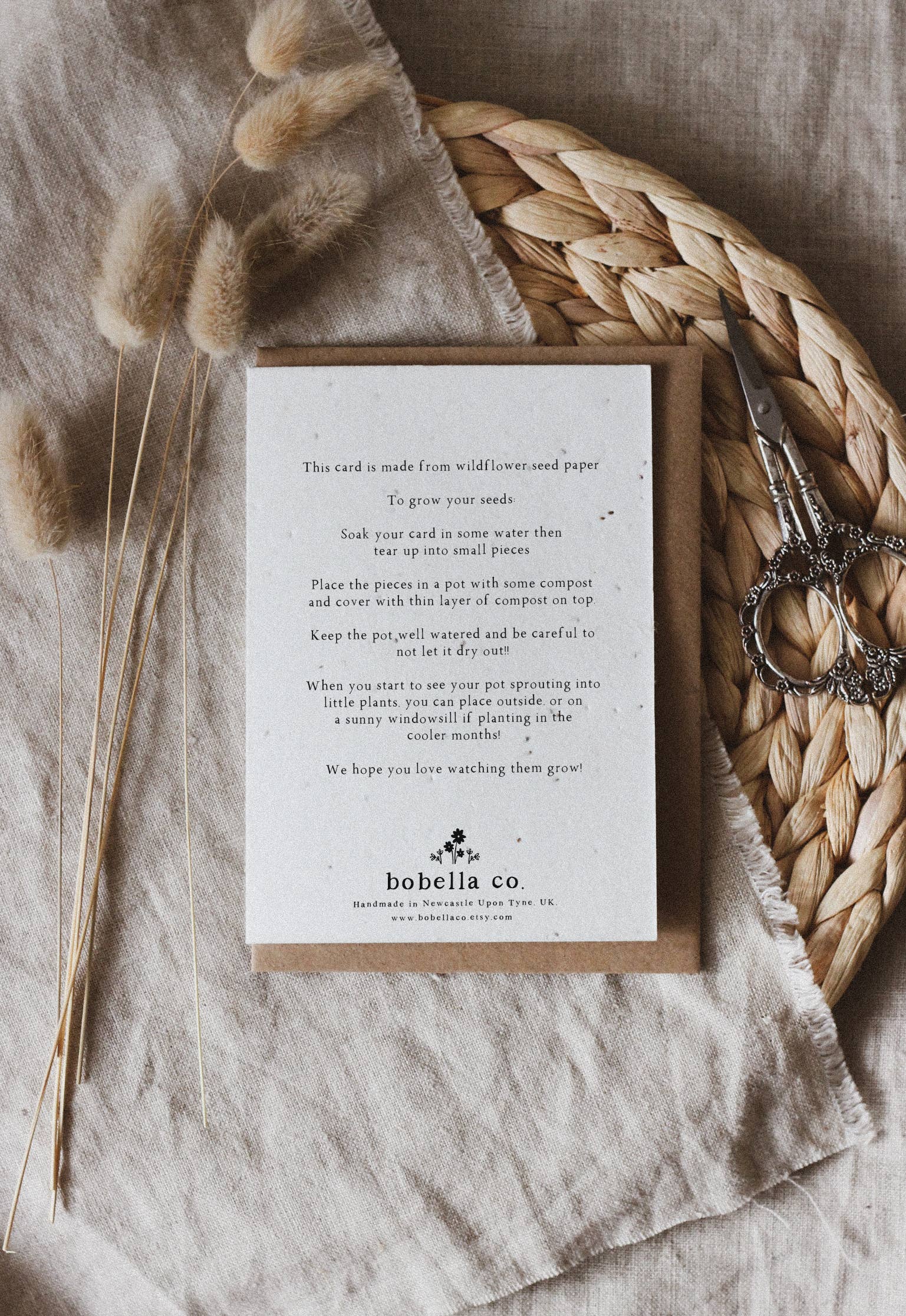 thank you flower seeds Thank You Plantable Seed Card