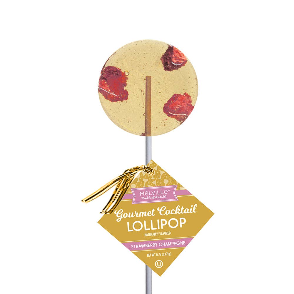 Strawberry & Champagne Lollipop