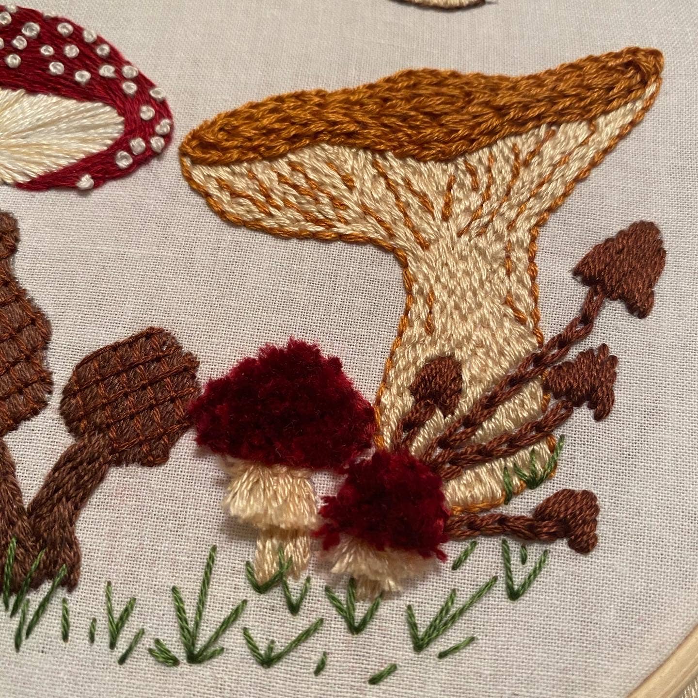 Mushroom Embroidery Kit