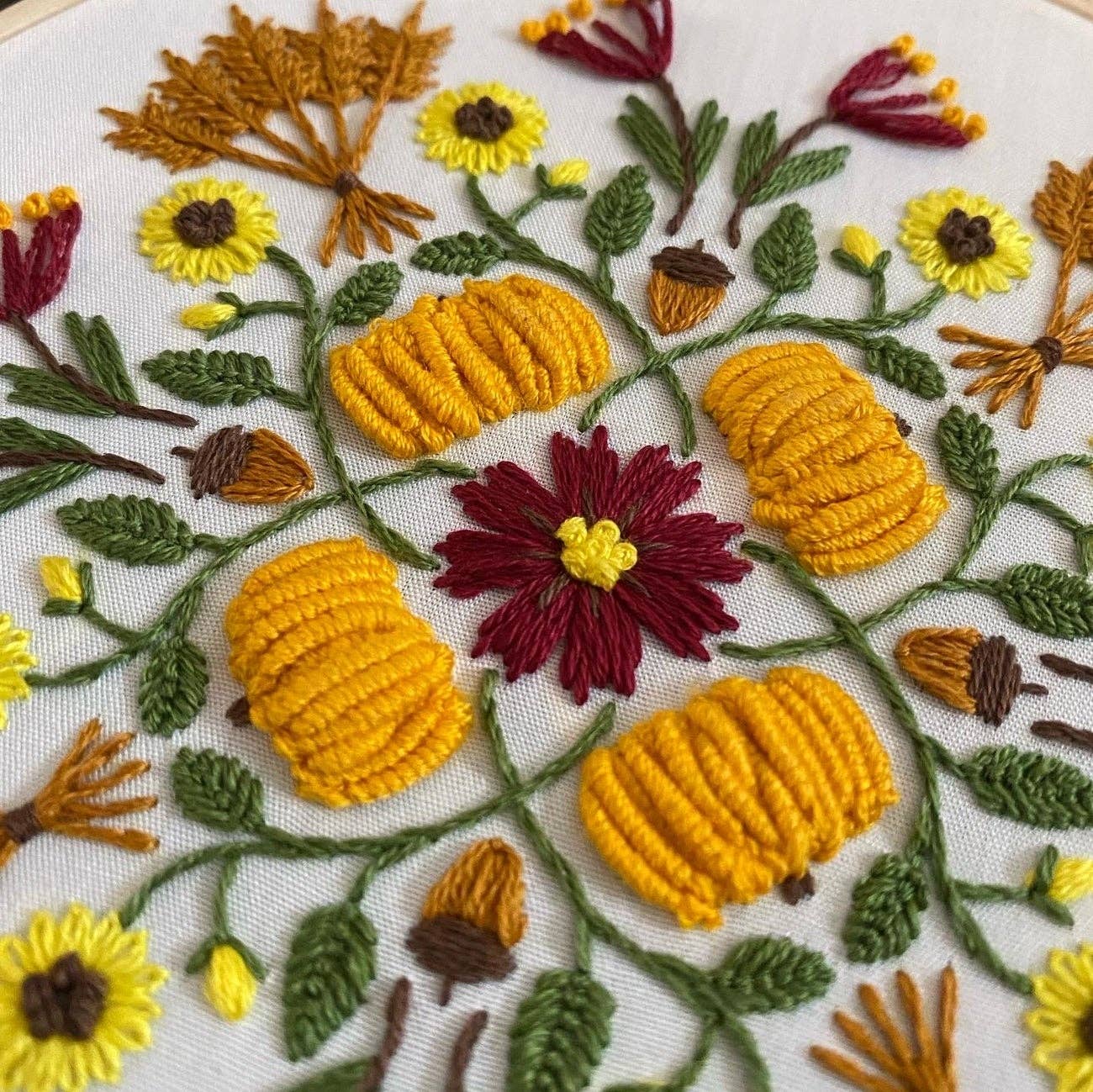 Warm Harvest Embroidery Kit