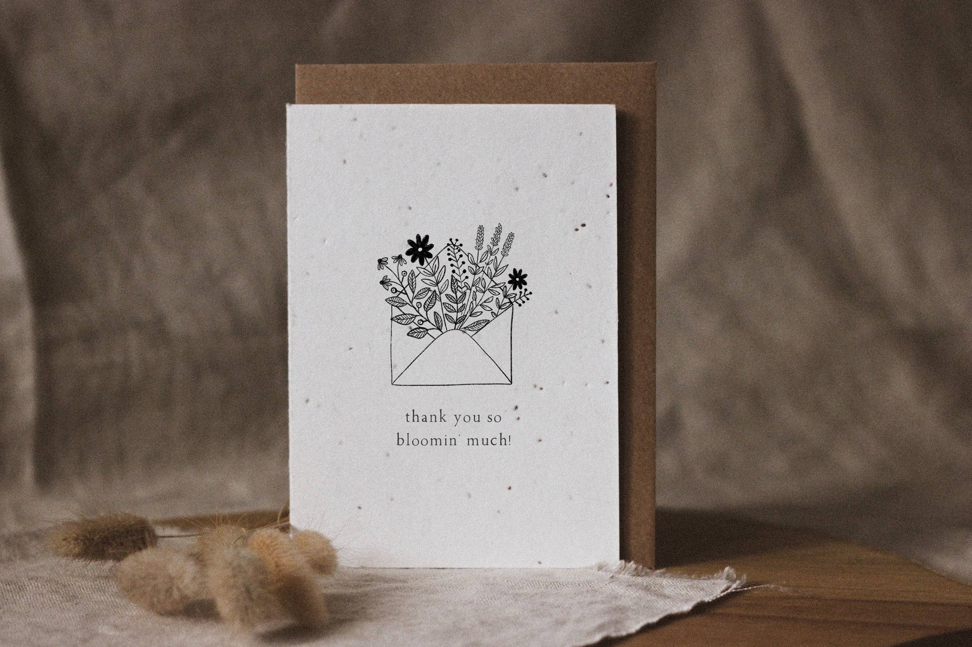 wildflower seed thank you cards Thank You Plantable Seed Card