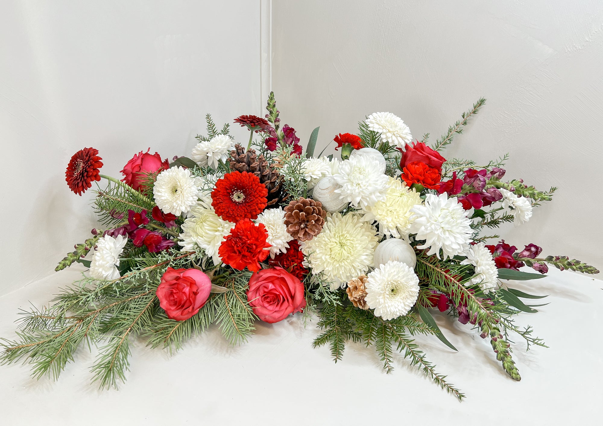 Low Christmas Centerpiece