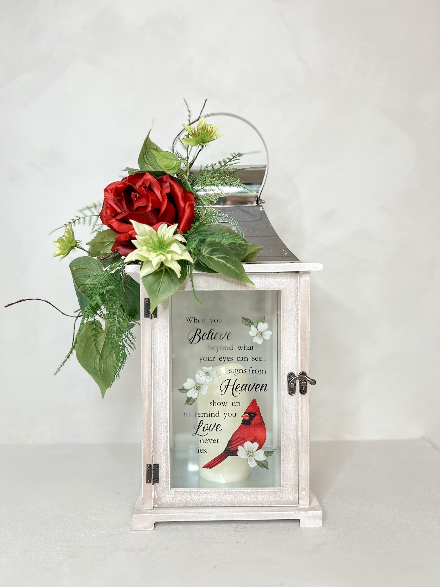 Cardinal Sympathy Lantern- Large