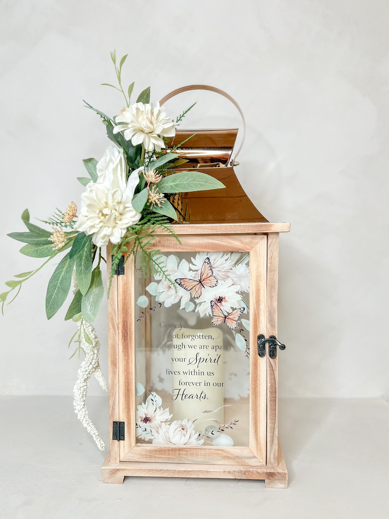 In Our Hearts Sympathy Lantern- Large
