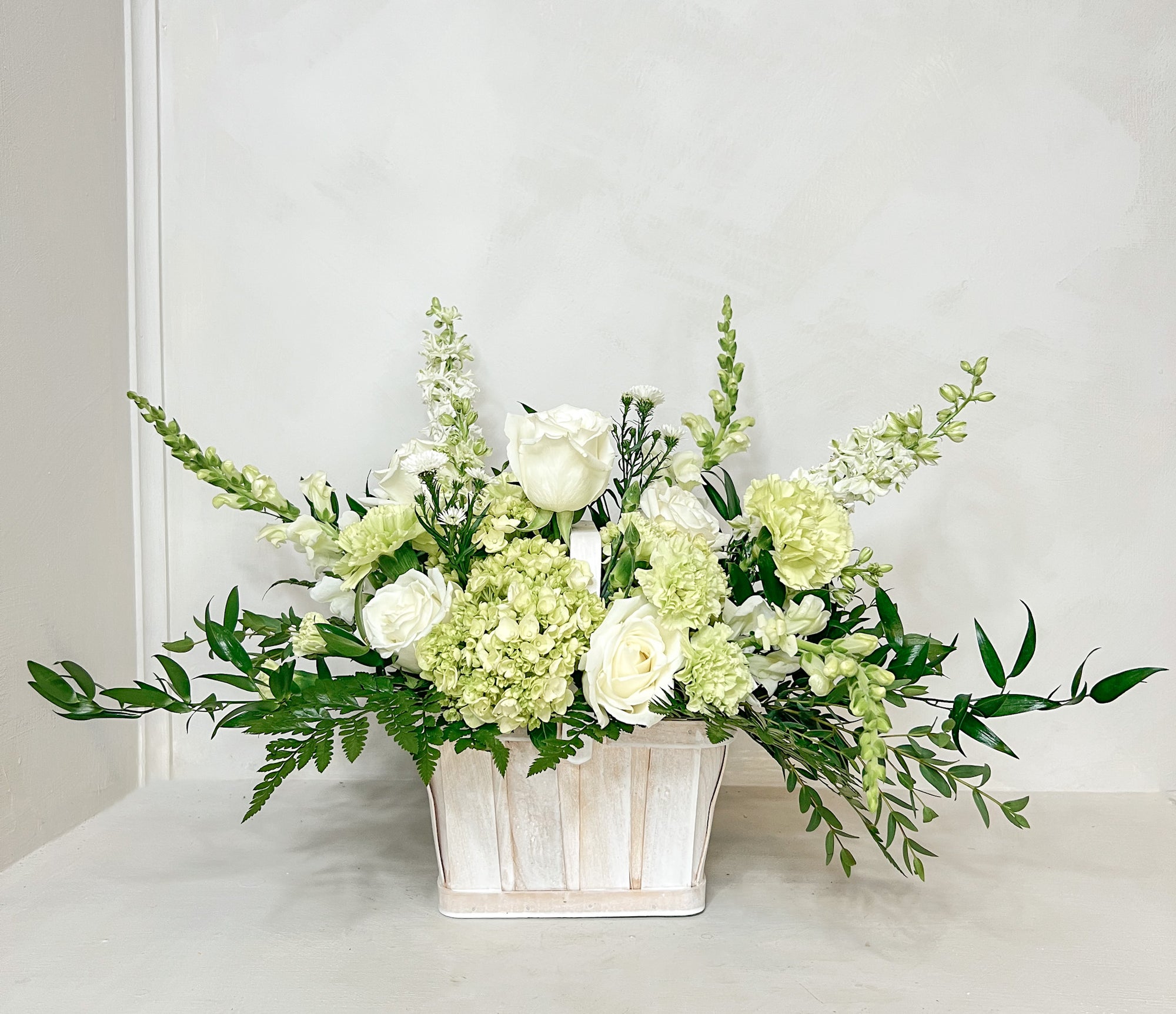 White Sympathy Basket