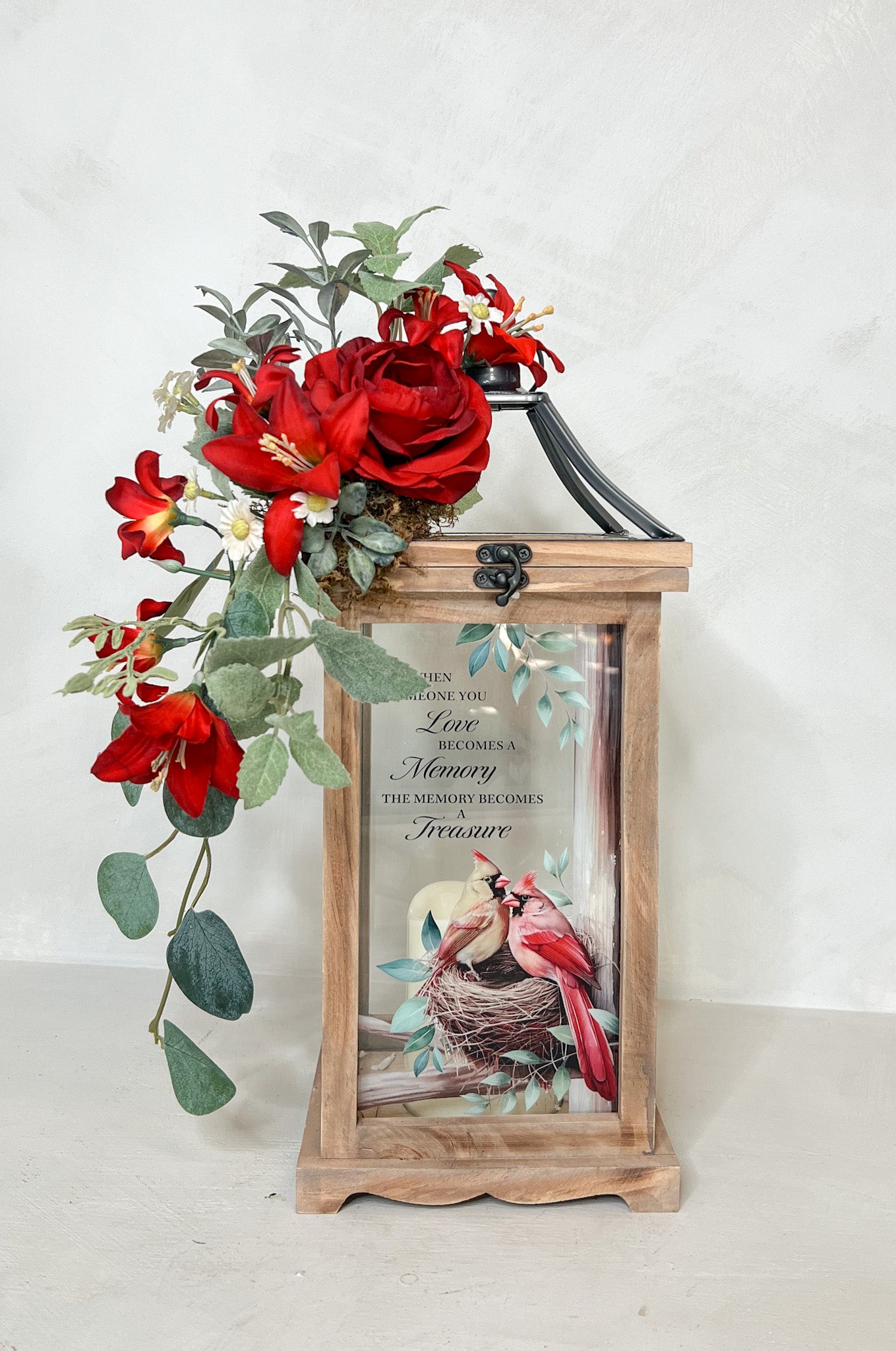 Modern Cardinal Sympathy Lantern