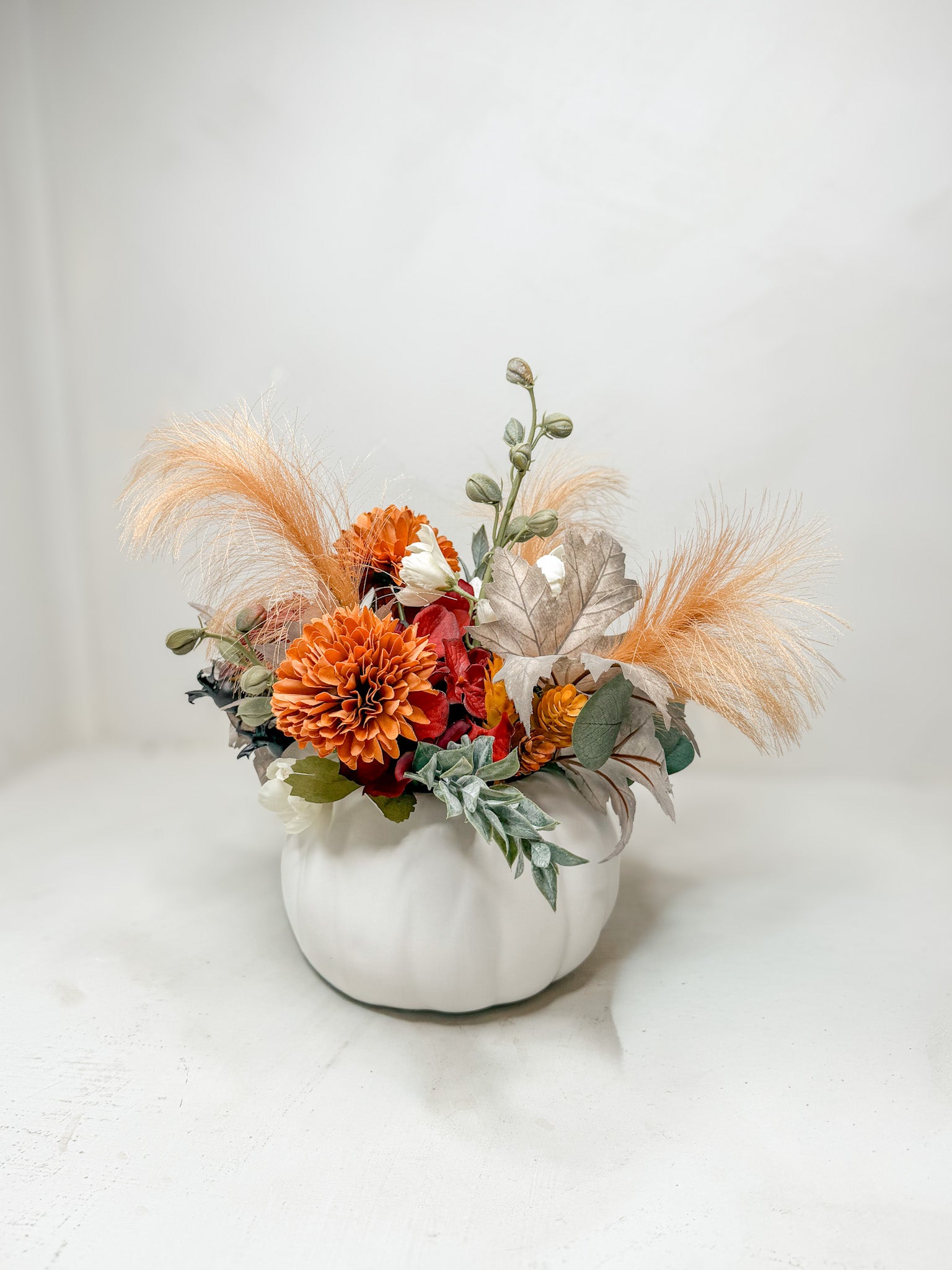 White Pumpkin Centerpiece