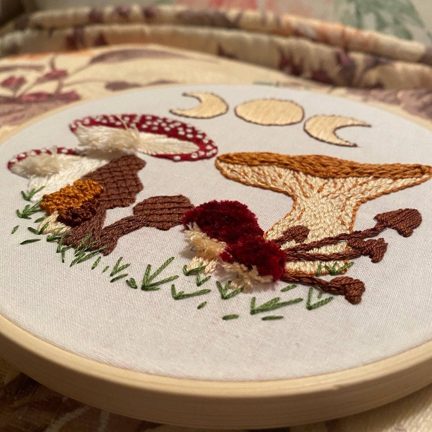 Mushroom Embroidery Kit