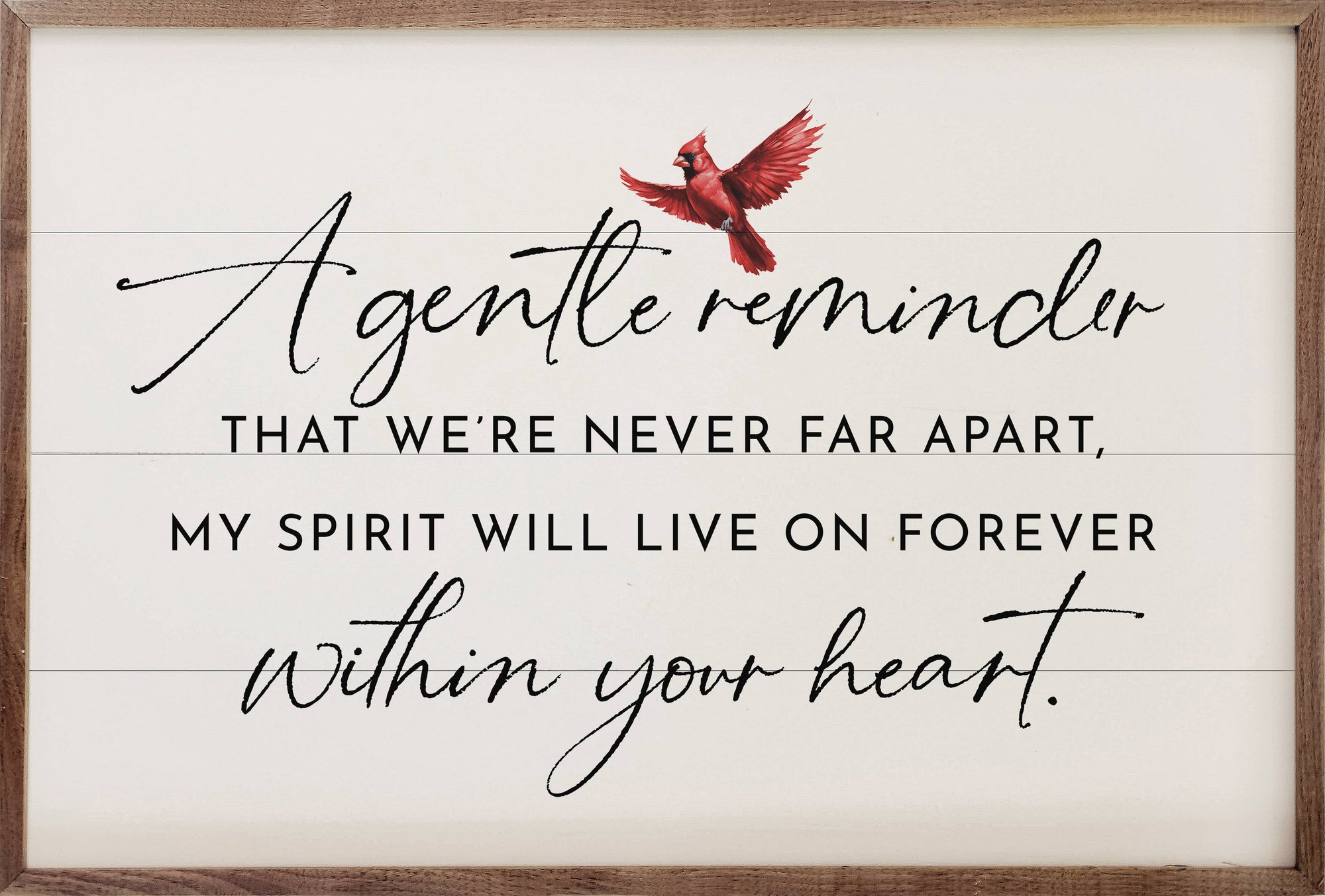 Medium Cardinal Wooden Sign