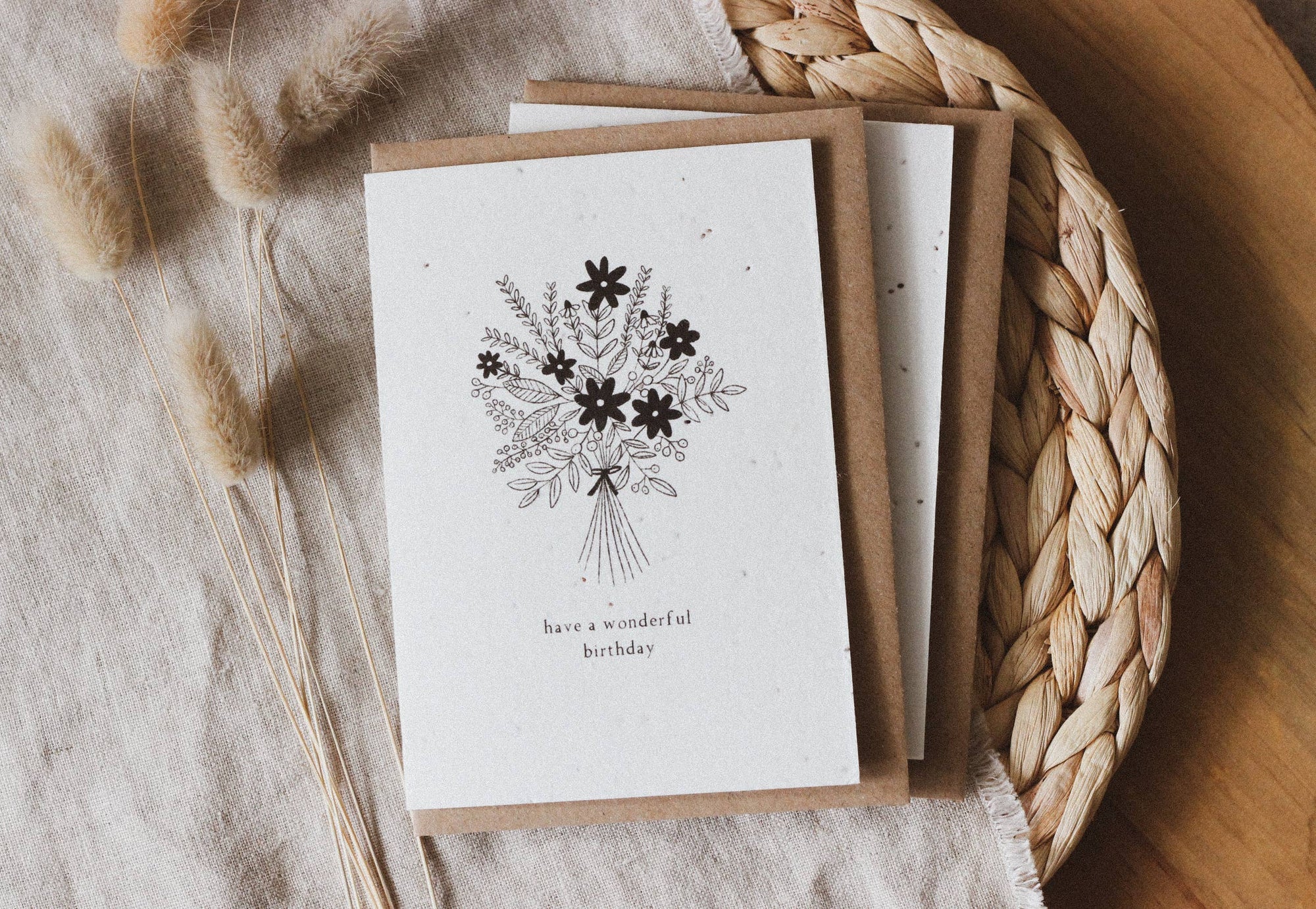 Happy Birthday Plantable Seed Card