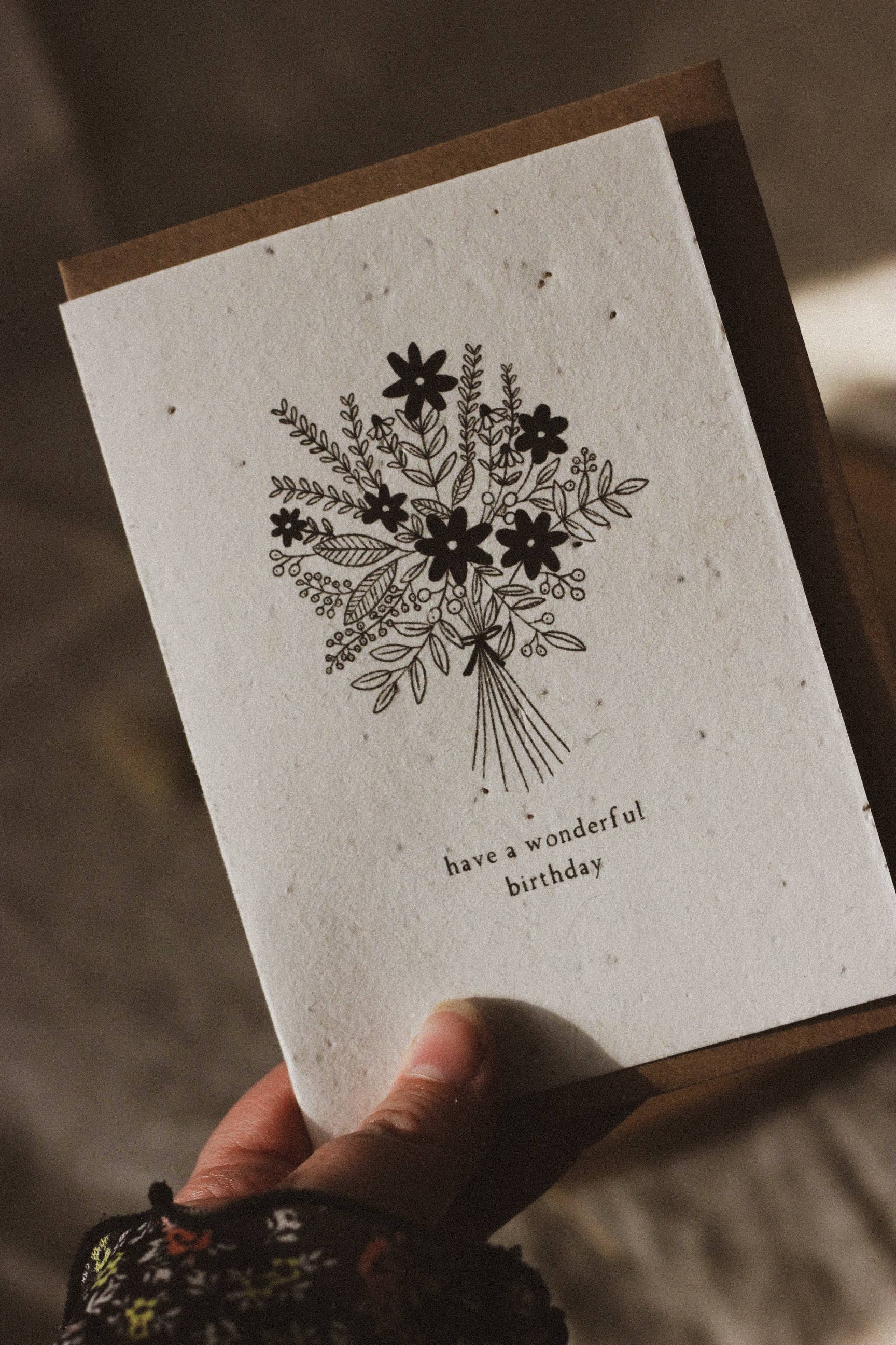 Happy Birthday Plantable Seed Card